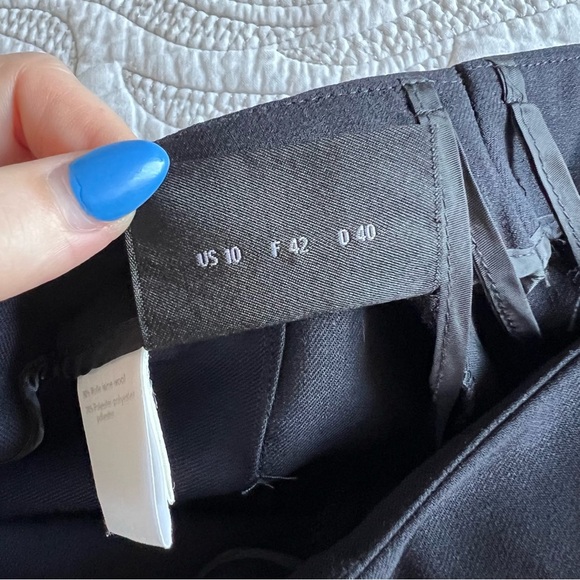 Akris - Straight Leg Pants in Wool - Navy - Picture 5 of 12